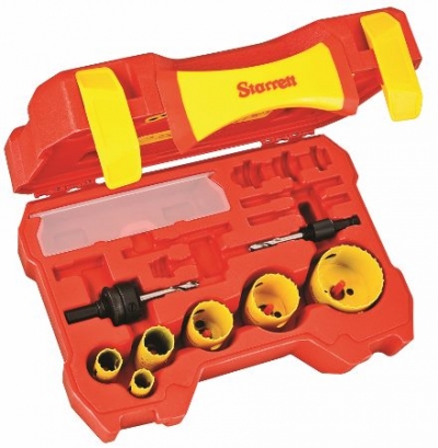 KDP06021-N Starrett DH Utility Kit w/ 6 Holesaws and 2 Accessories